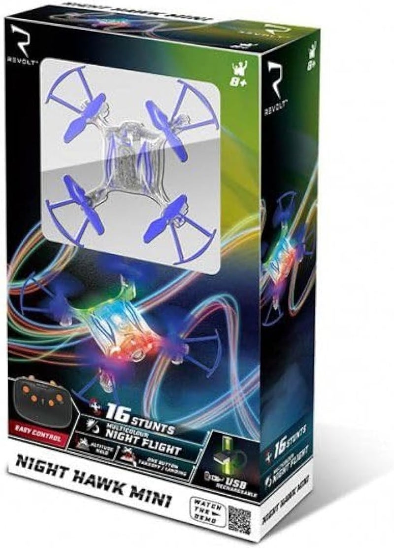 Syma 4-Channel Auto Hover Rc Stunt Night Hawk Mini Drone - Image 1